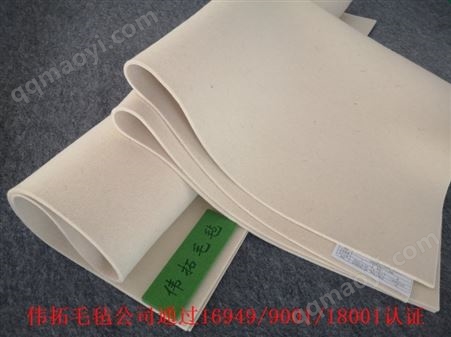 偉拓彩色工業(yè)毛氈 可定制背膠毛氈 吸油羊毛氈 汽車隔音PP氈 幼兒園背景墻無(wú)紡布廠家批發(fā)