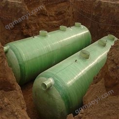 保定玻璃钢化粪池 100立方玻璃钢消防水罐 18立方玻璃钢隔油池 润隆支持定制