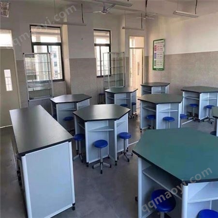 现货出售 六角钳工台 带工具柜维修平台 学生六边操作台