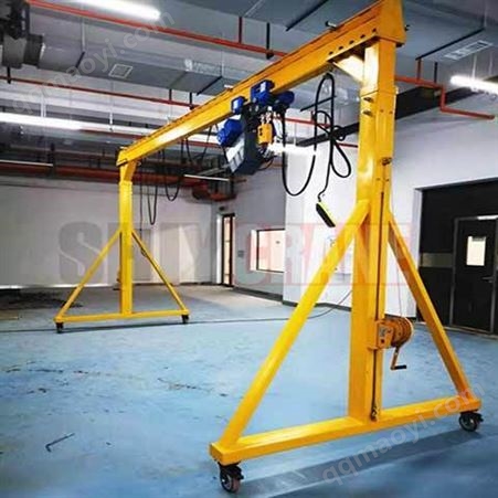 KBK可移动型起重机 小型移动龙门吊机 手推式龙门式行车