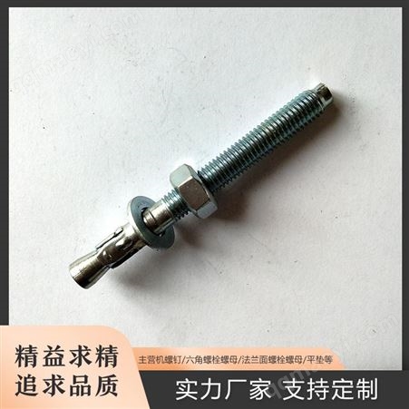Ｍ１２镀彩锌４.８级车修壁虎 膨胀螺丝厂亚泽加工 碳钢材质车修壁虎