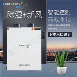 杭州新风除湿机氧风YF-DF40L家用别墅地下室壁挂式吊顶新风除湿一体机系统抽湿除湿防潮 壁挂新风除湿机