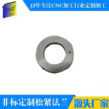01厂家定制_CNC法兰加工_标点智能_不锈钢非标法兰精密机械配件