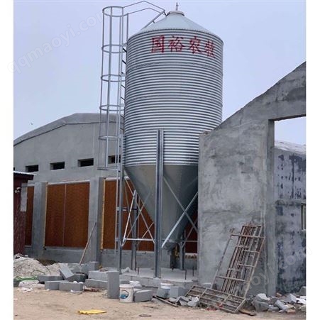 GY183047.2T养殖料塔 饲料镀锌料塔  料塔供应商  料塔料线可上门安装