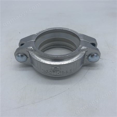 消防溝槽卡箍 剛性溝槽卡箍 龍塑管件生產廠家