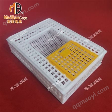 周转箱塑料鸡笼 加厚运输鸡笼周转箱 家用成鸡养殖笼 自产自销