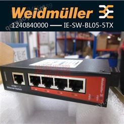 魏德米勒 1240840000 IE-SW-BL05-5TX 工業以太網交換機